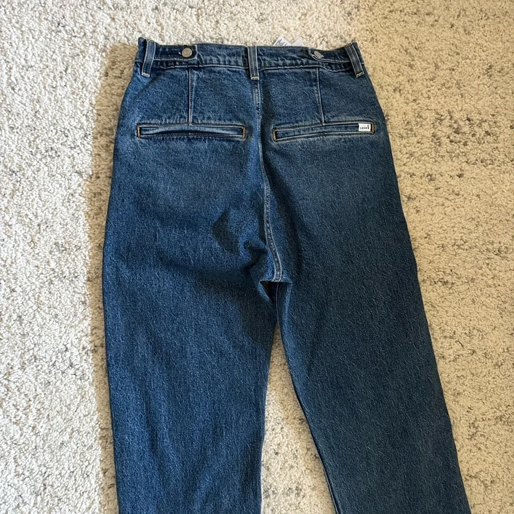 Levi‘s Cinch Ribcage Straight Ankle Jeans Sz 28‎ in Blue Viral Trend - Picture 5 of 8